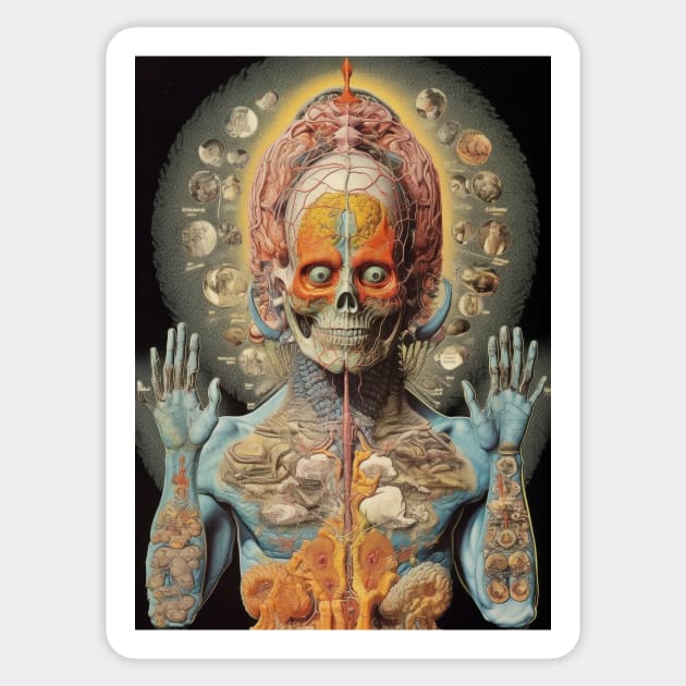 Esoteric Sticker by Tim Molloy Art